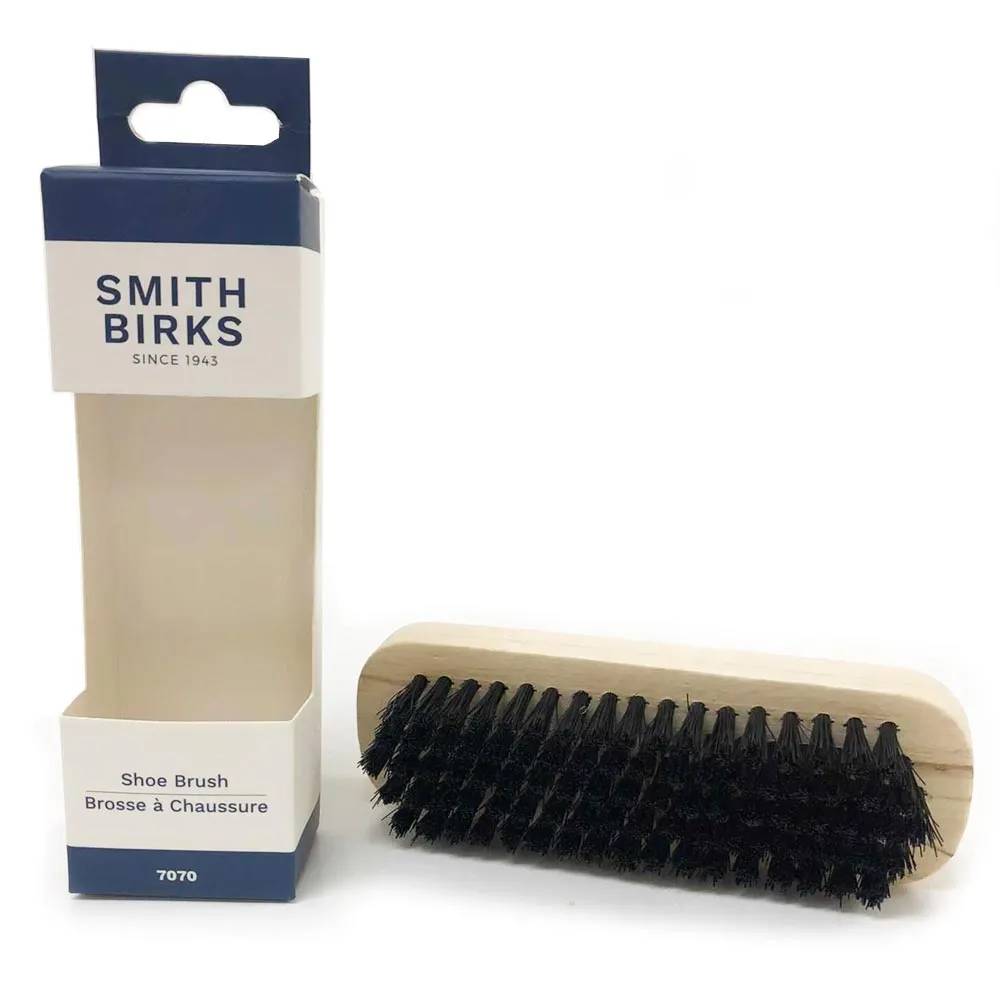 3 Horsehair Shine Brush Boot Cleaning Polishing Shoe Leather Wood Handle Buff