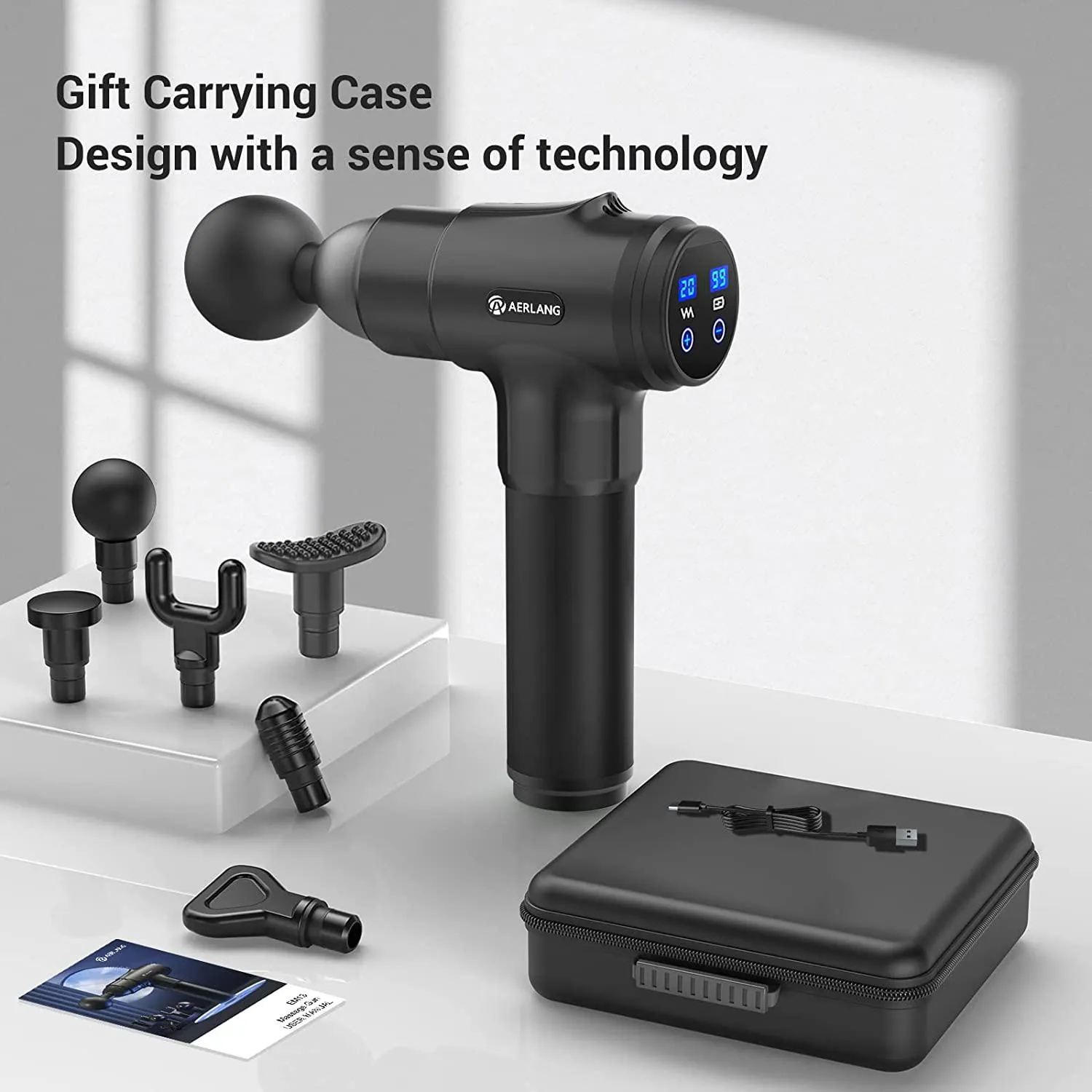AERLANG Massage Gun for Back Neck Muscle Relieve