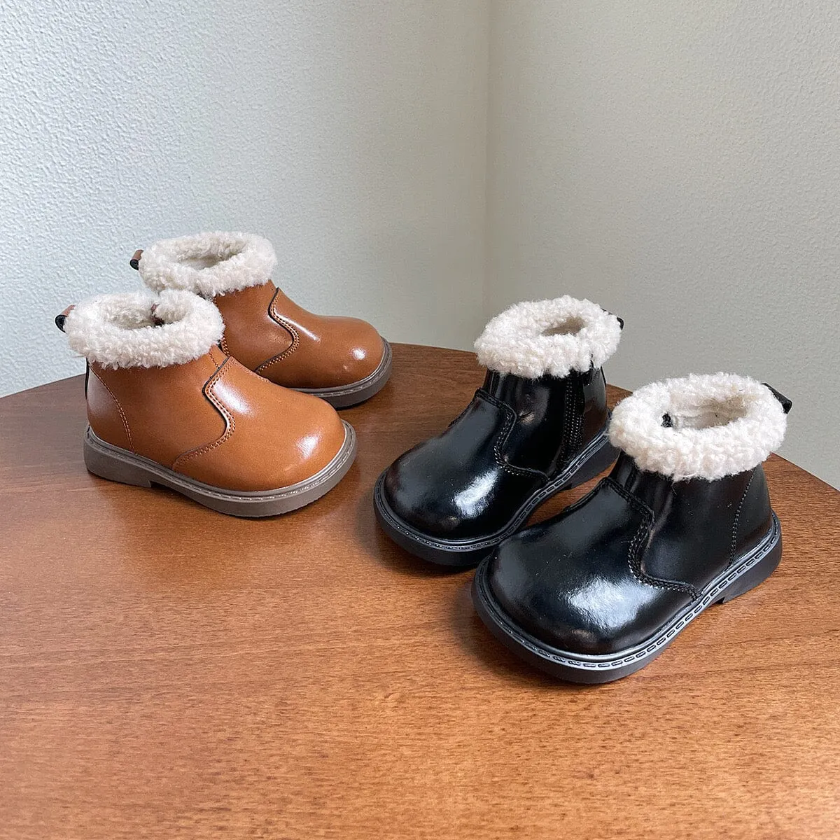 Aiko Winter Fleece Martin Boots