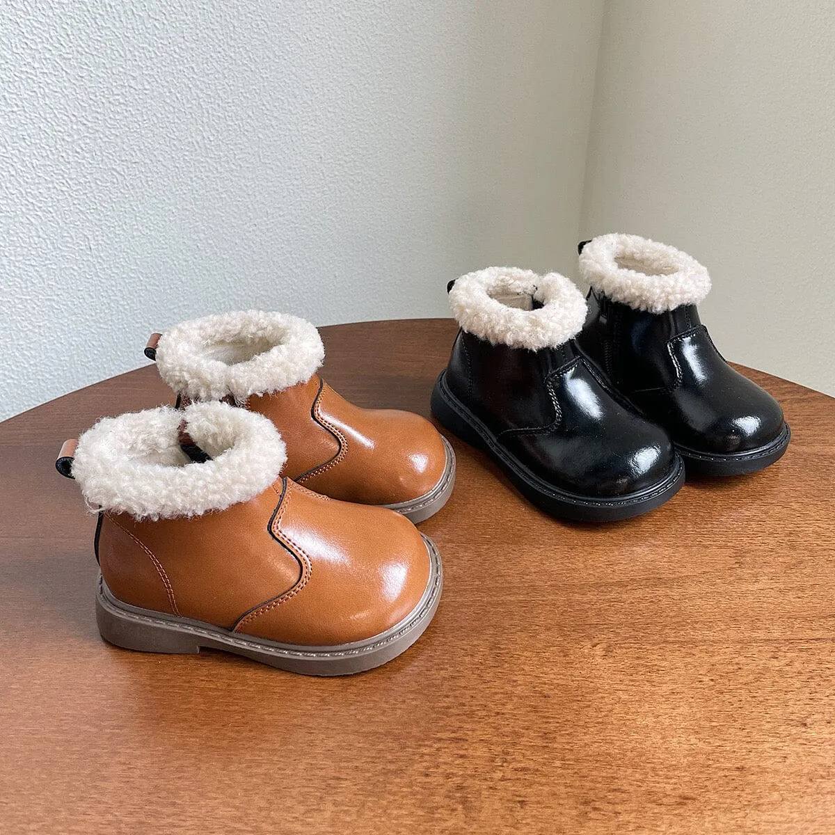 Aiko Winter Fleece Martin Boots