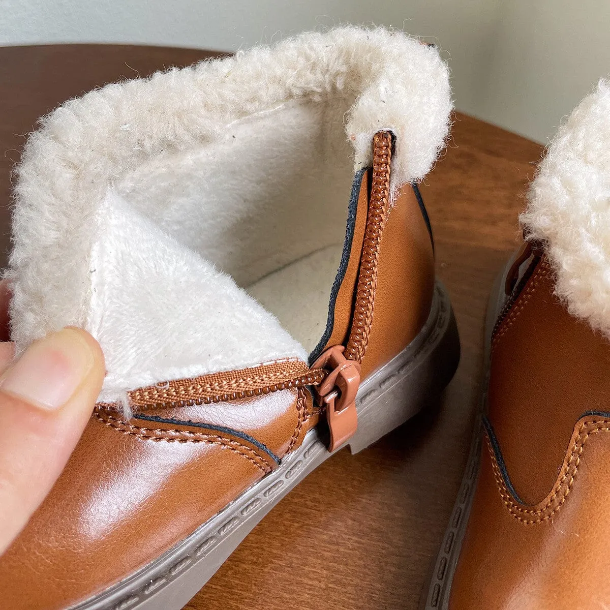 Aiko Winter Fleece Martin Boots