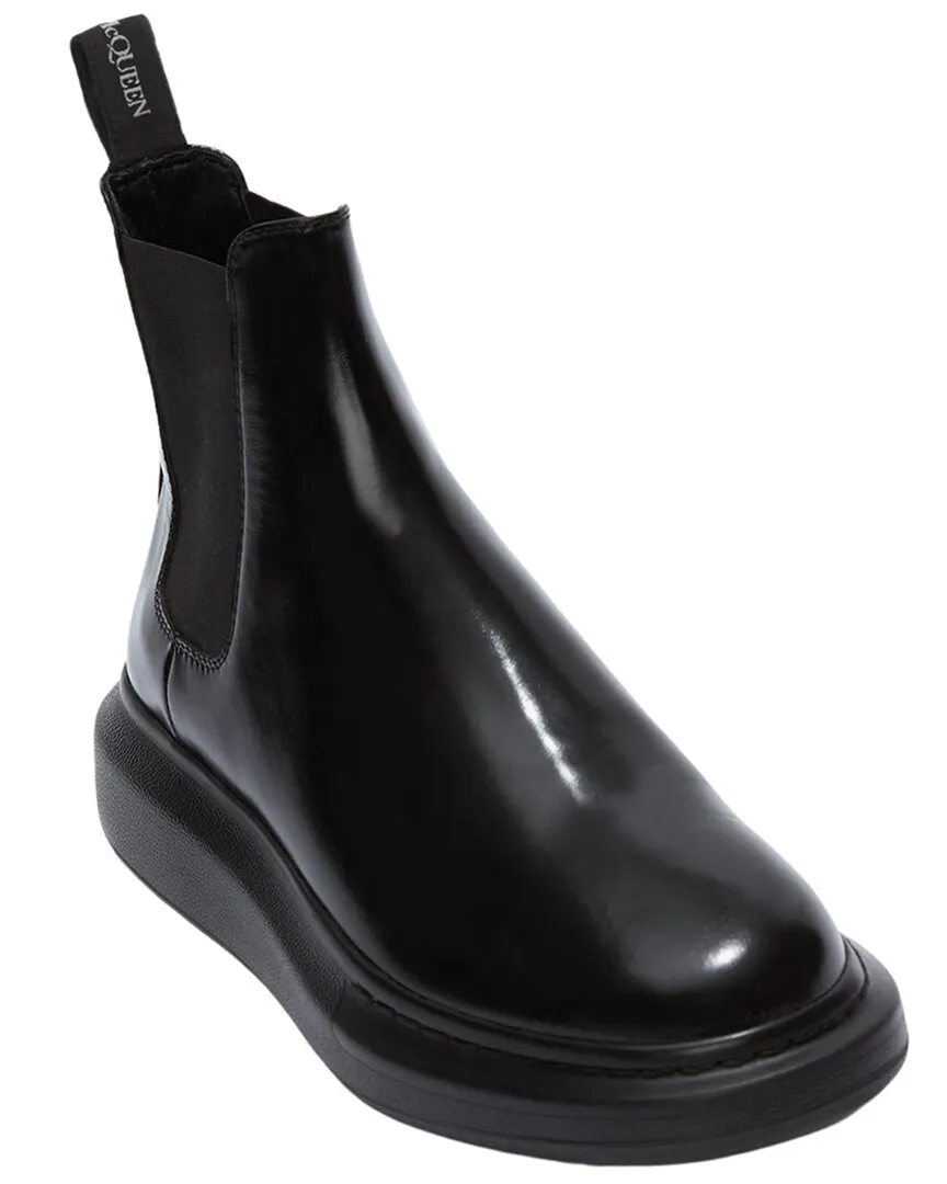 Alexander Mcqueen Leather Boot