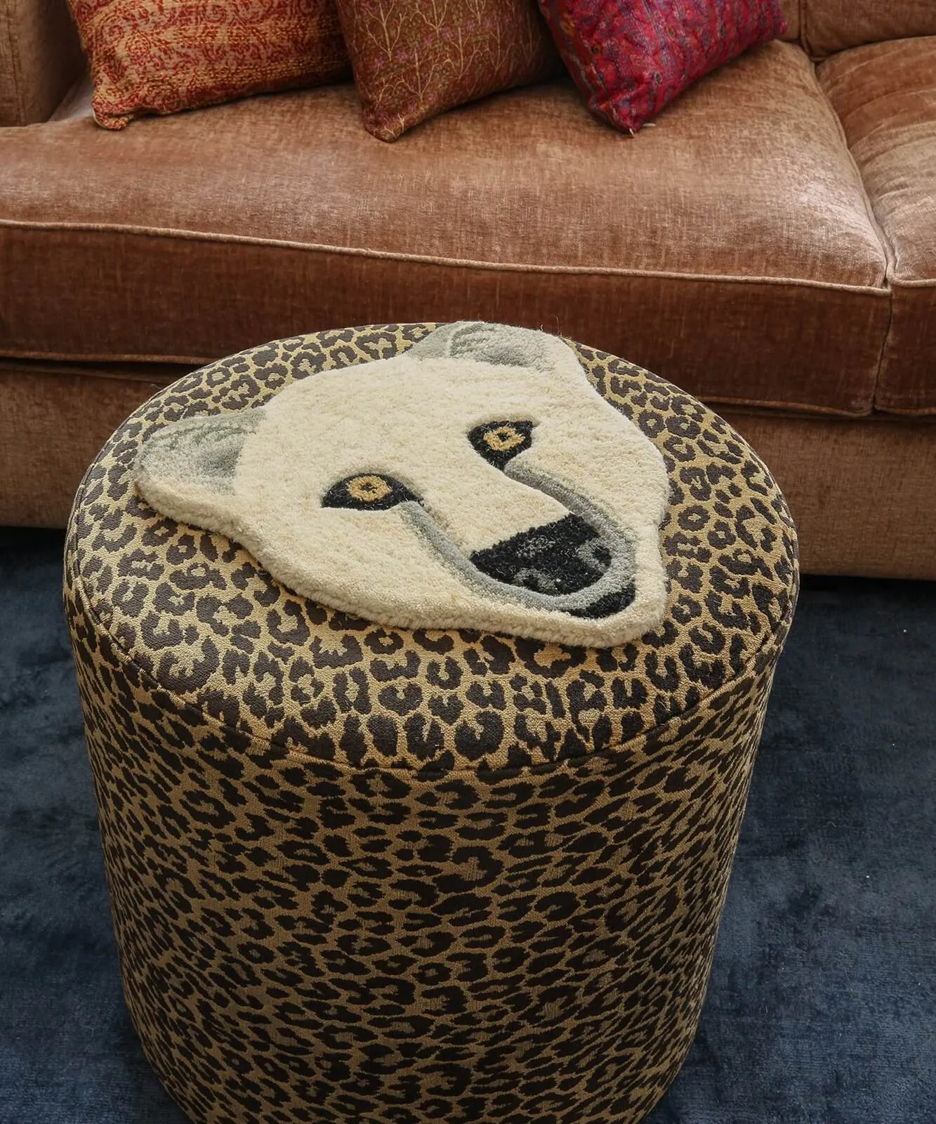 Animal Head Rug Cushion