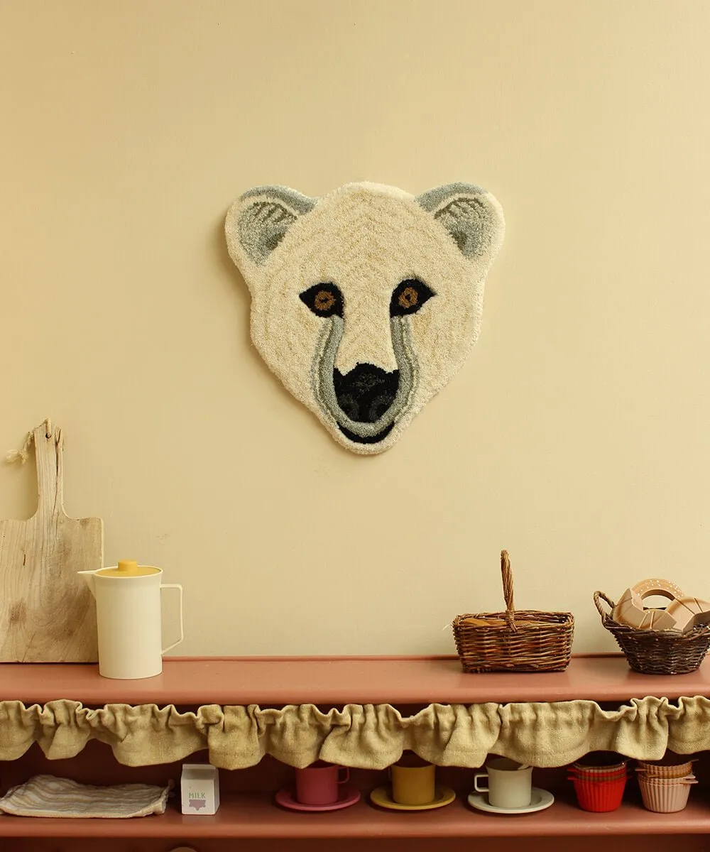 Animal Head Rug Cushion
