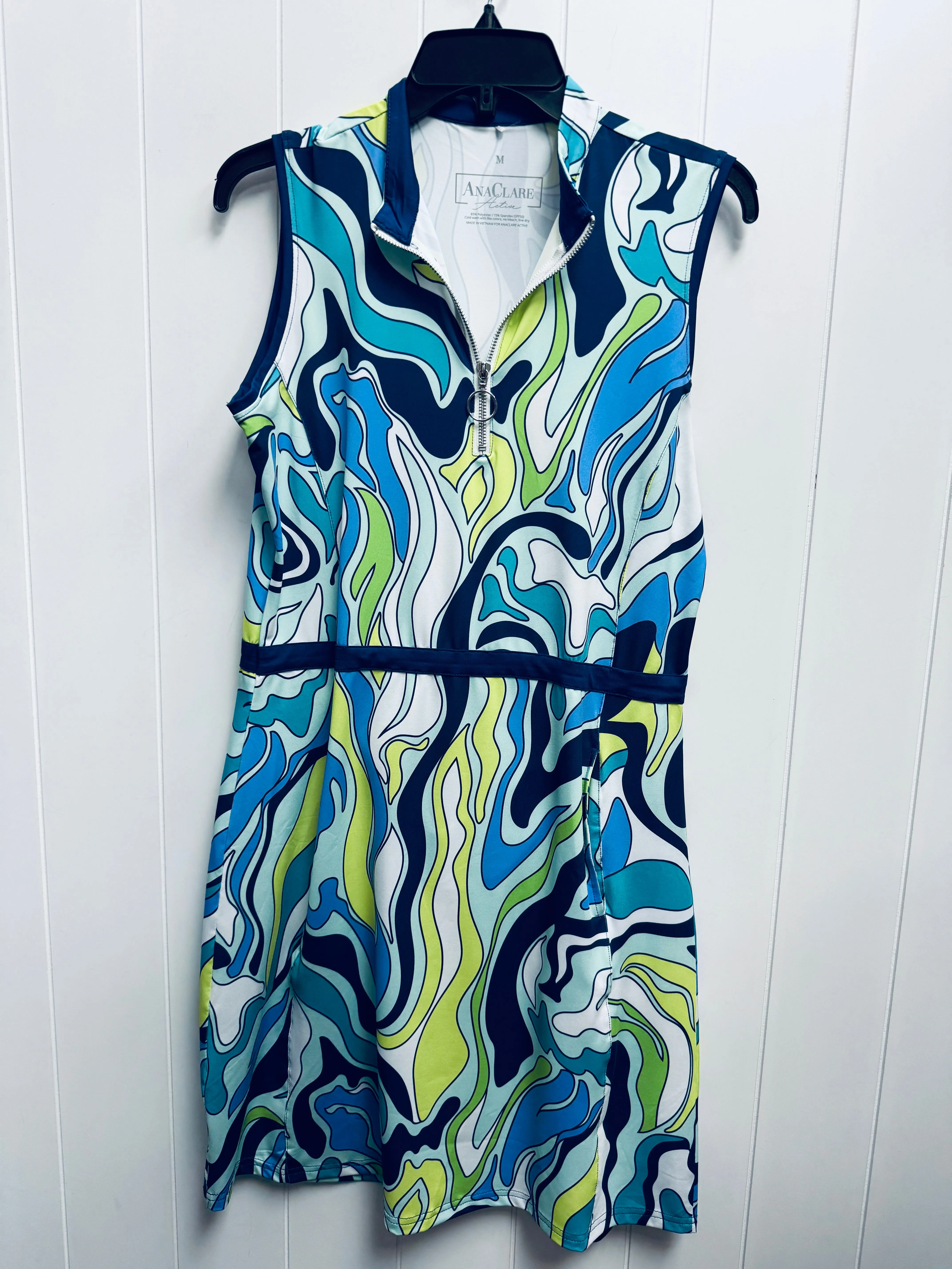 Athletic Dress By ANA CLAIRE   In Blue, Size: M