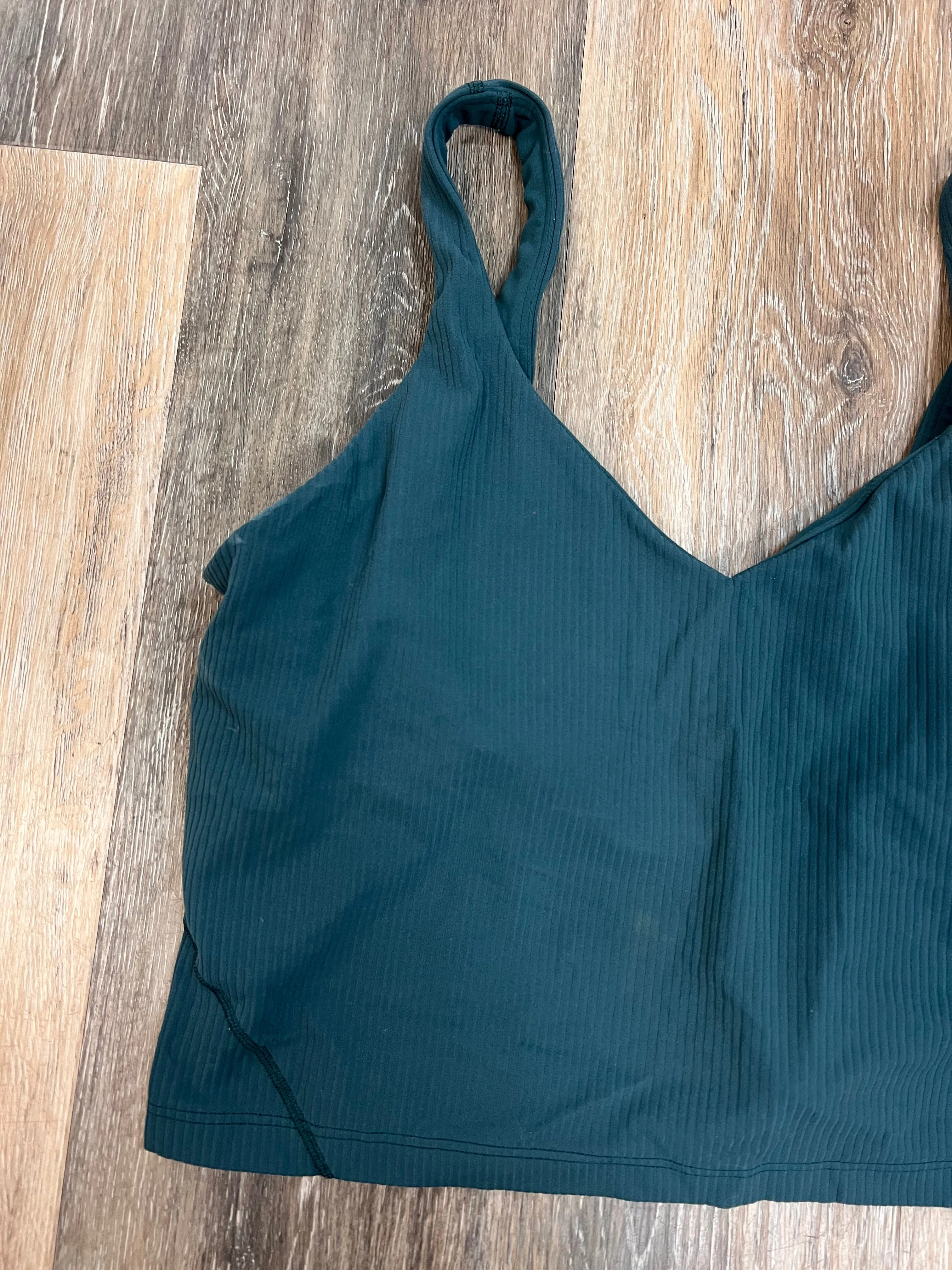 Athletic Tank Top By Lululemon In Teal, Size: 12