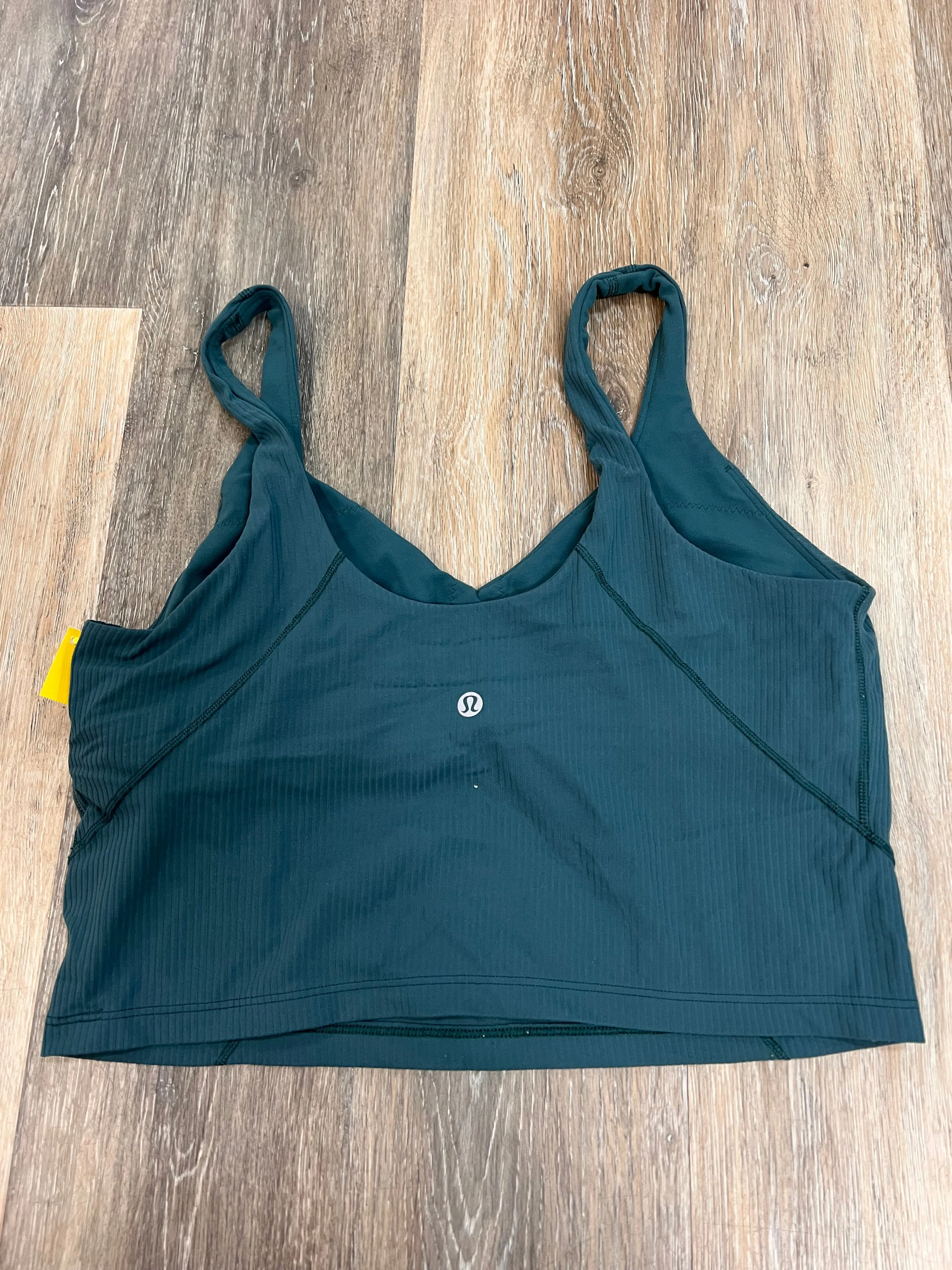 Athletic Tank Top By Lululemon In Teal, Size: 12