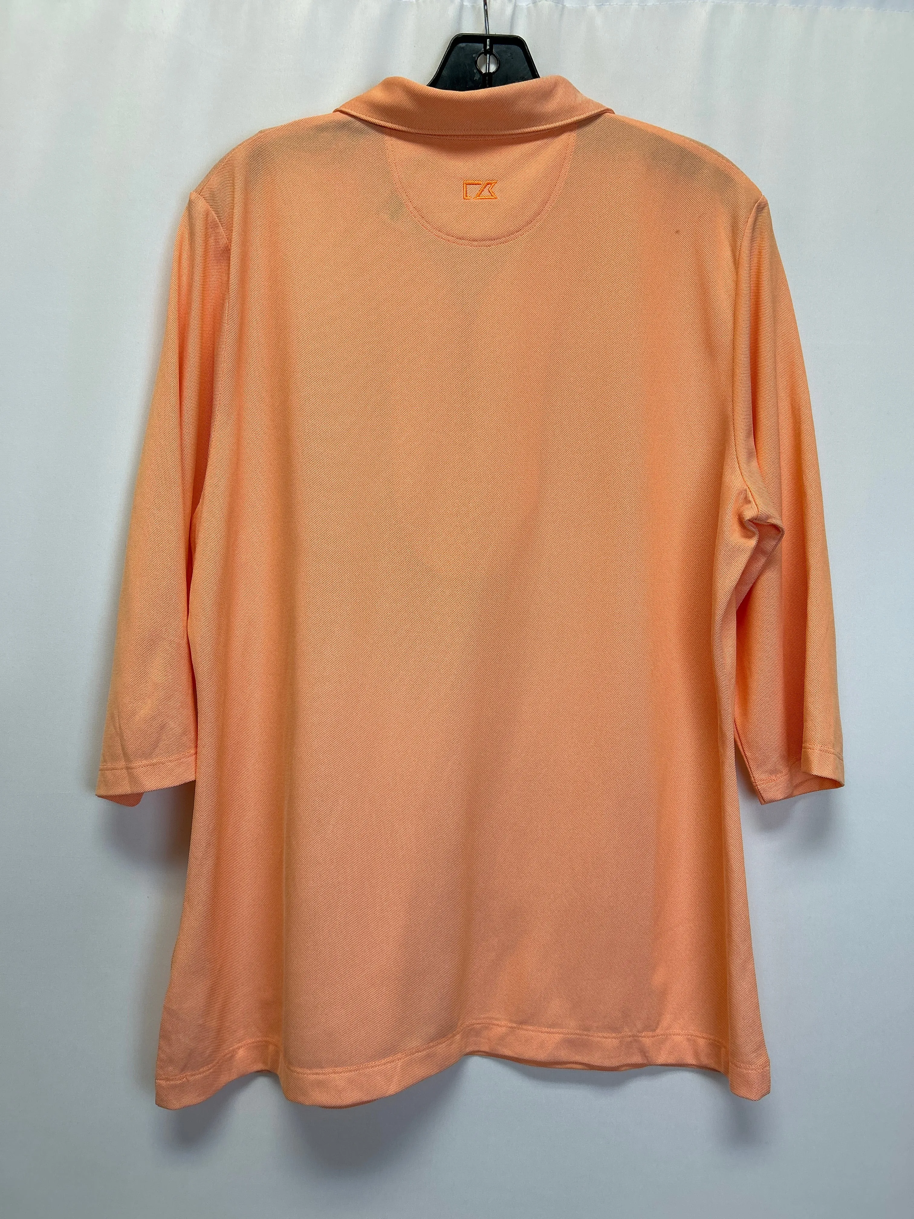 Athletic Top Long Sleeve Collar By Cutter And Buck  Size: Xl