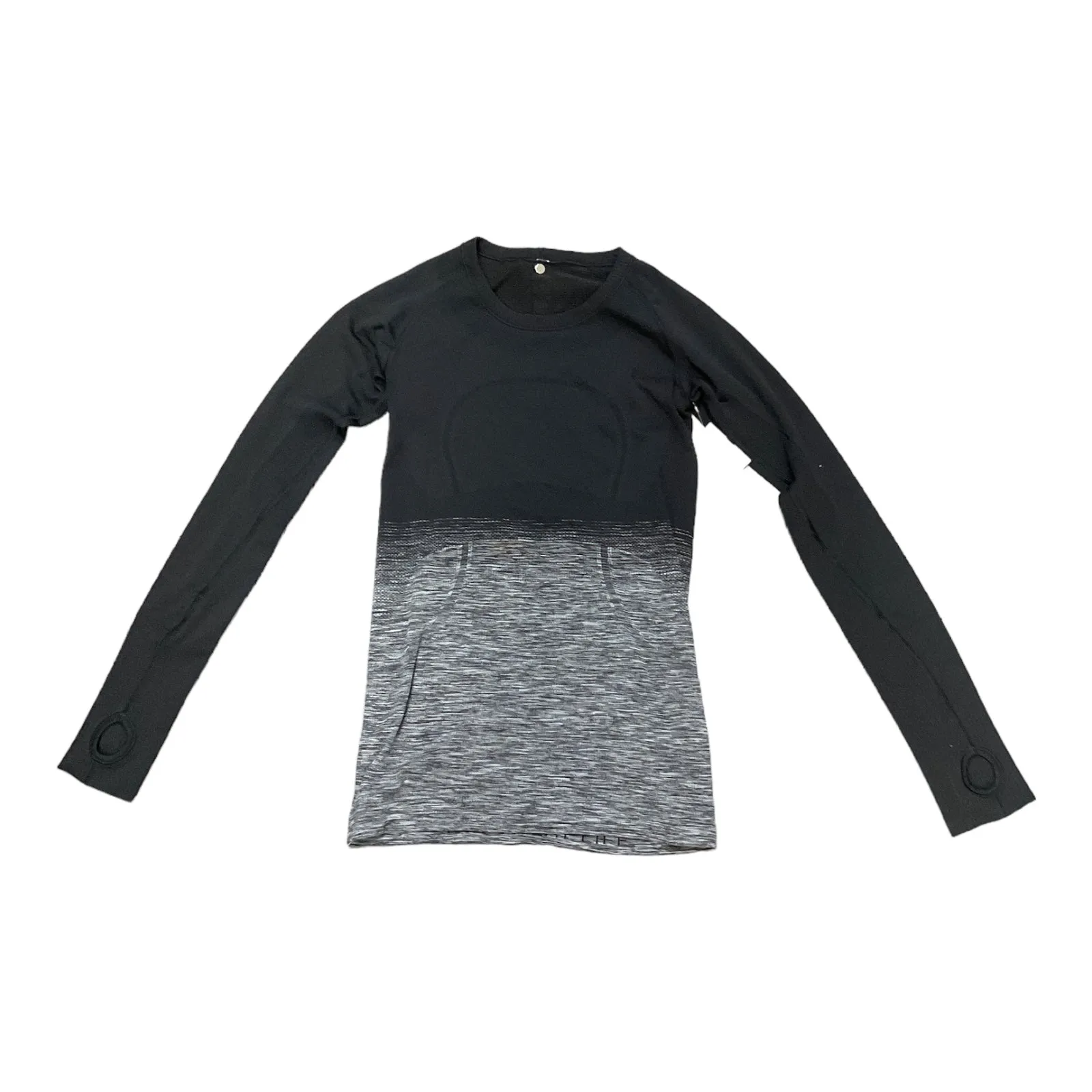Athletic Top Long Sleeve Crewneck By Lululemon In Black, Size: 6