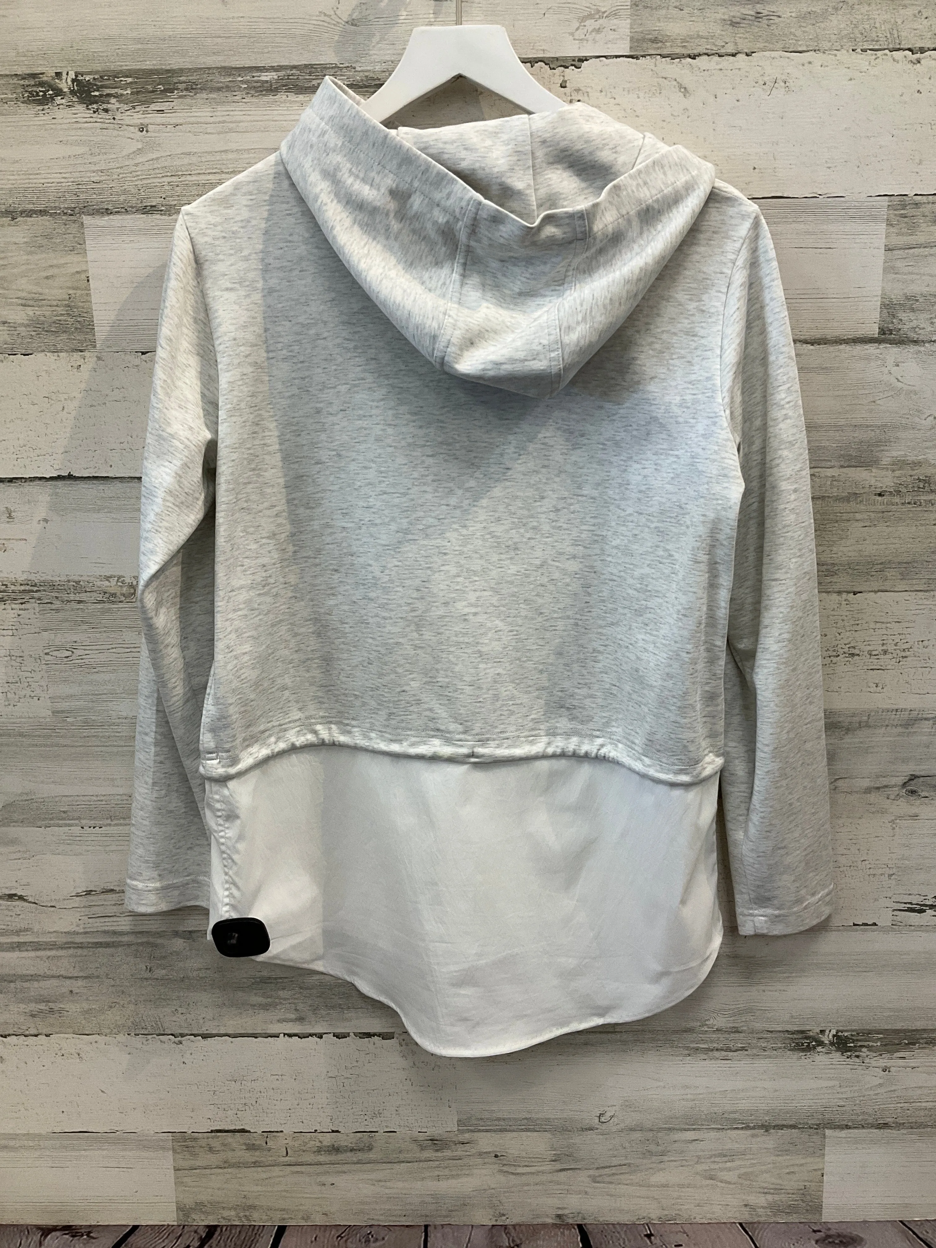 Athletic Top Long Sleeve Hoodie By Athleta In Grey, Size: S