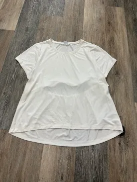 Athletic Top Short Sleeve By Athleta  Size: L