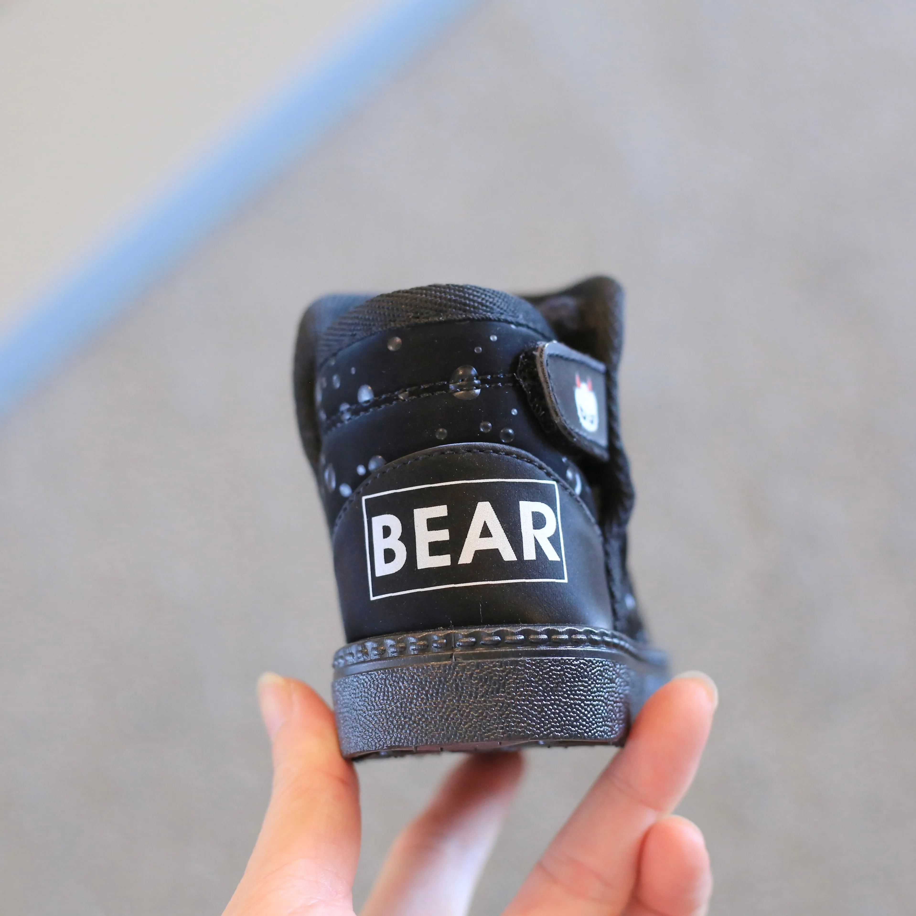 Bear Glitter Drop Winter Boots