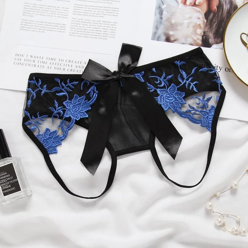 Beauty in a Bow Crotchless Panty