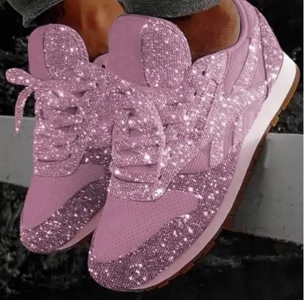 Bella - Glittersneakers