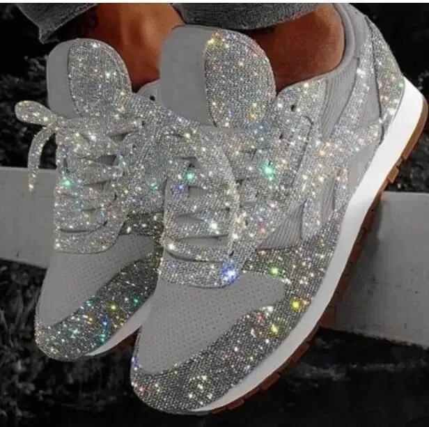 Bella - Glittersneakers