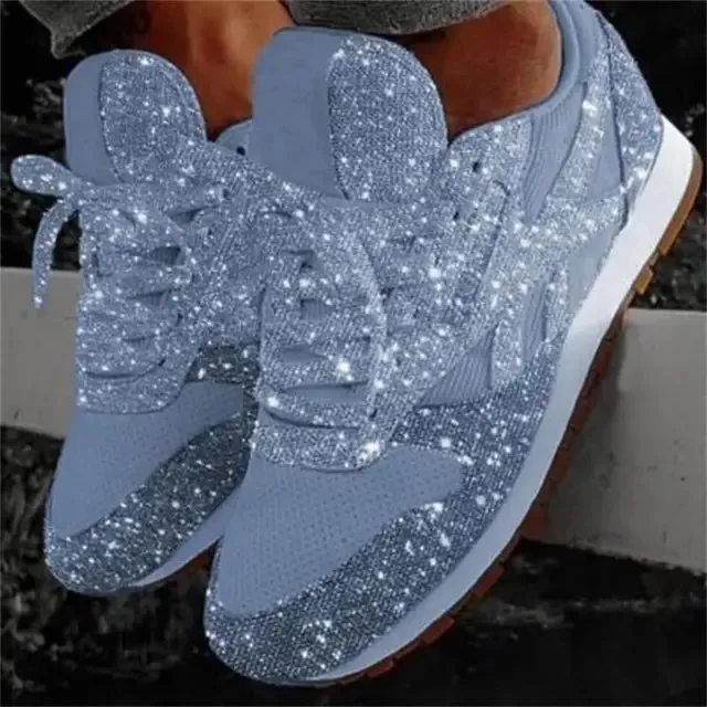 Bella - Glittersneakers
