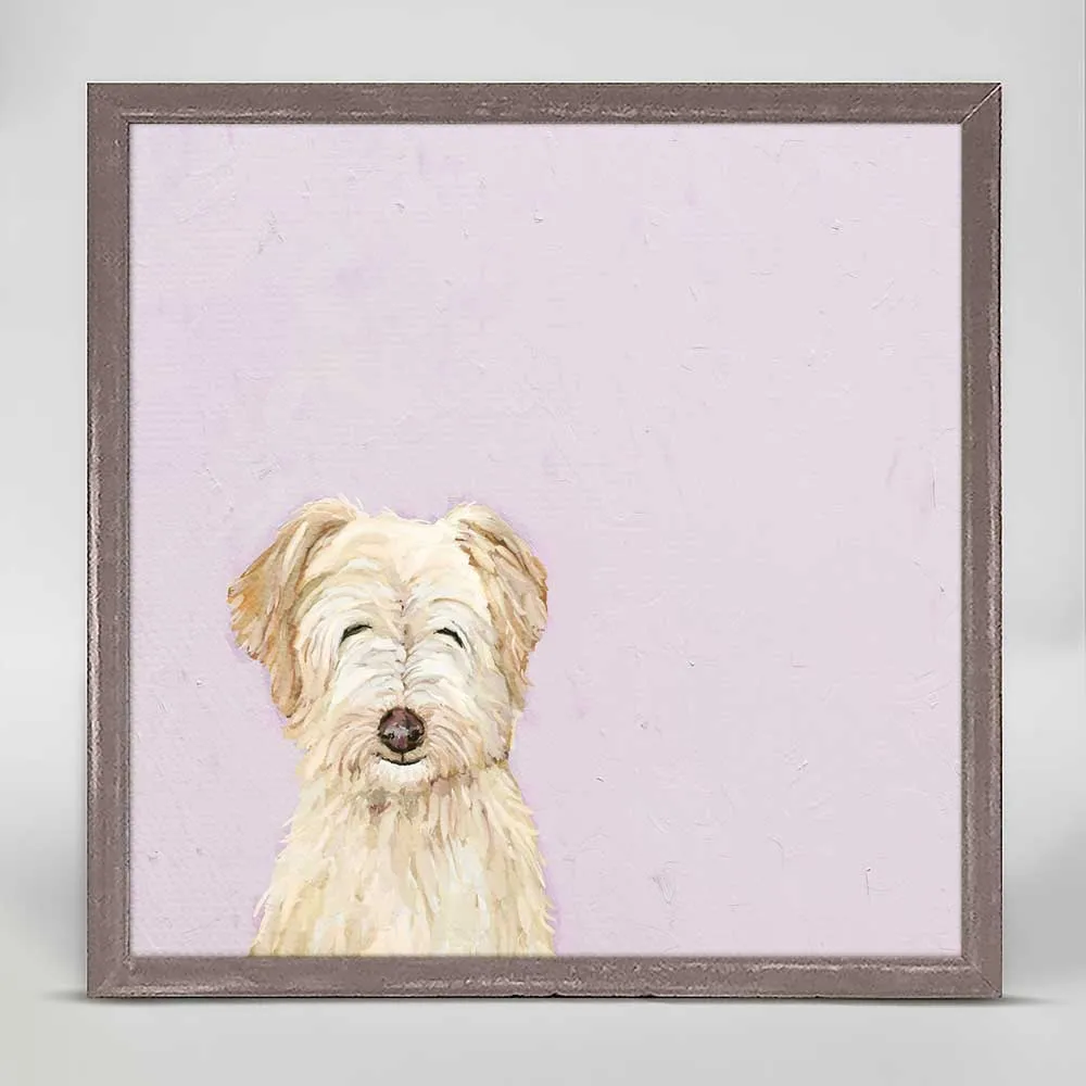Best Friend - Scruffy Goodness Mini Framed Canvas