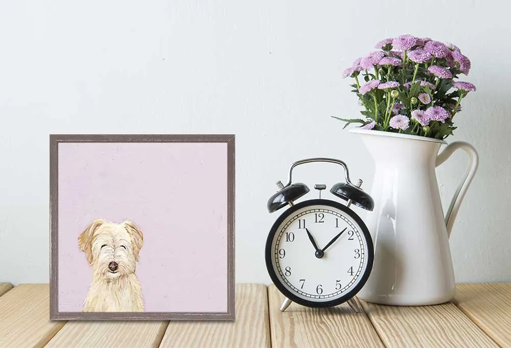 Best Friend - Scruffy Goodness Mini Framed Canvas