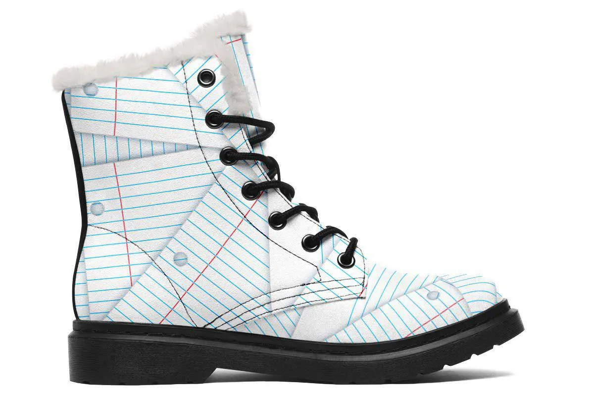 Binder Paper Winter Boots
