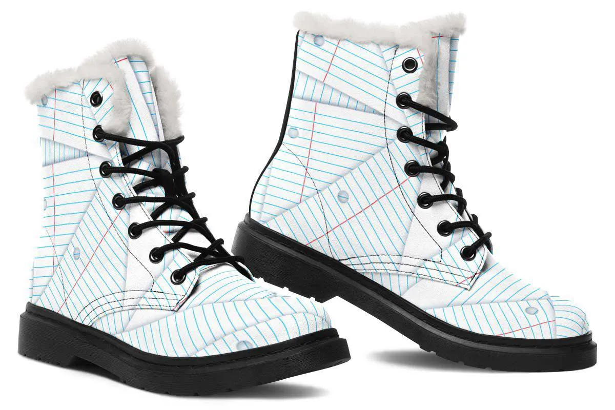 Binder Paper Winter Boots