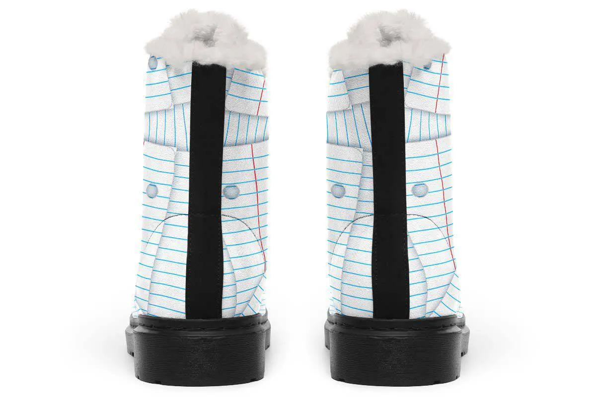 Binder Paper Winter Boots