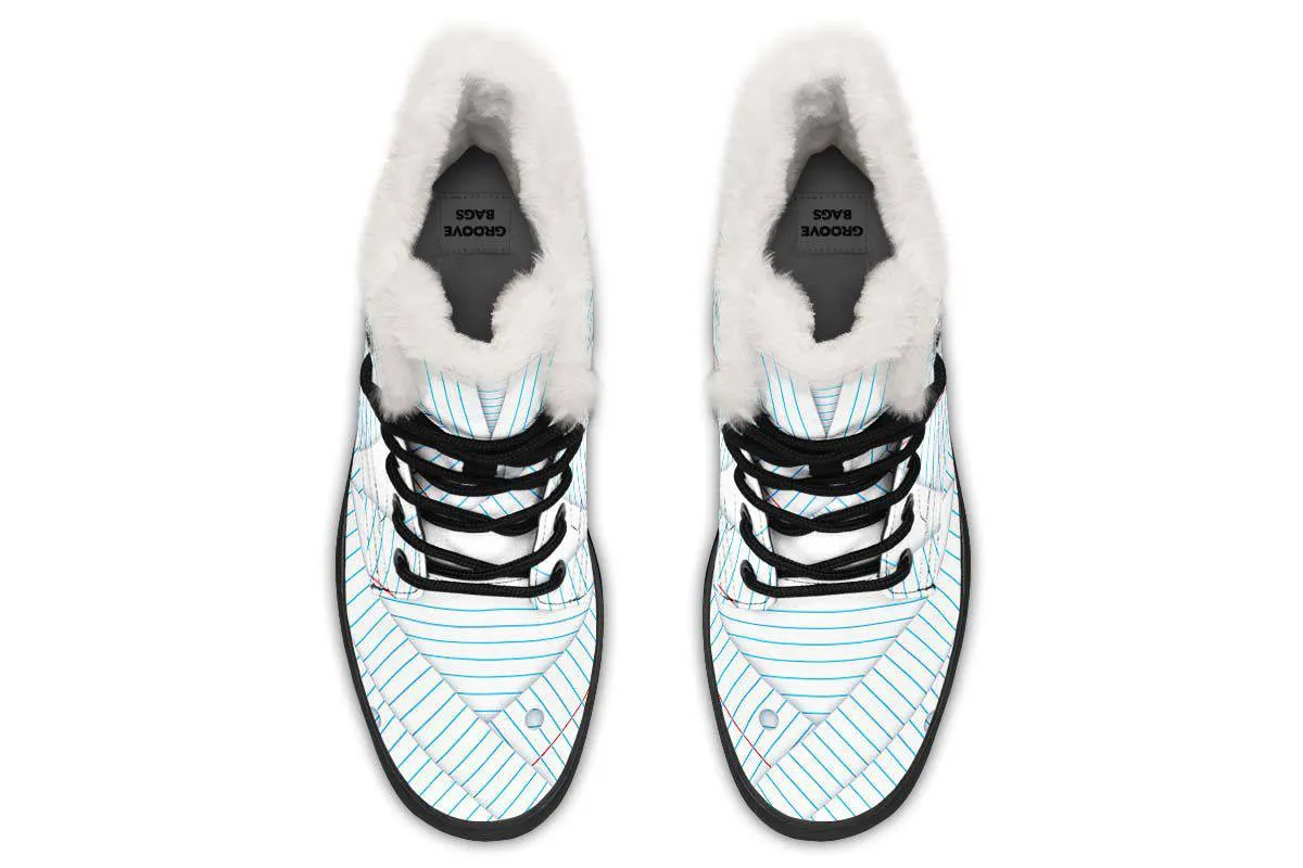 Binder Paper Winter Boots