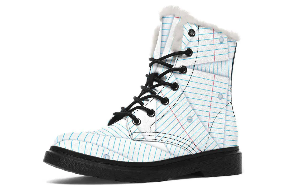 Binder Paper Winter Boots