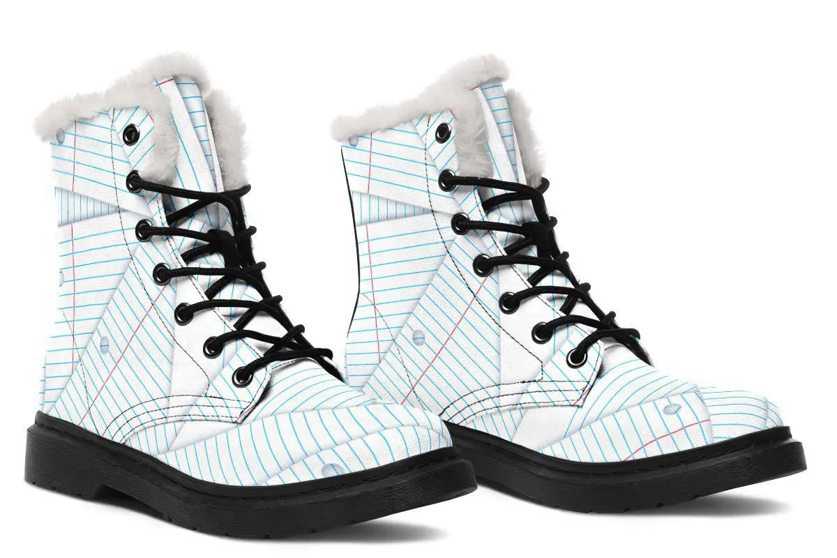 Binder Paper Winter Boots