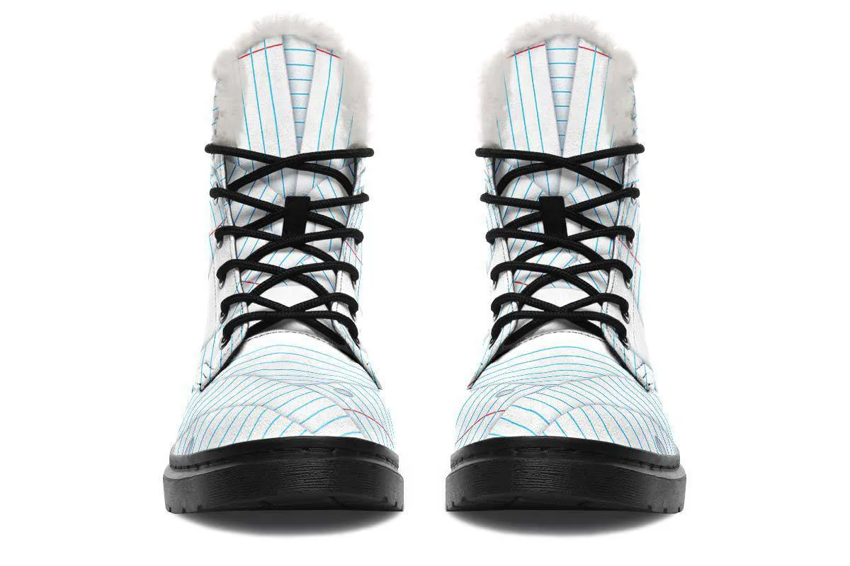 Binder Paper Winter Boots