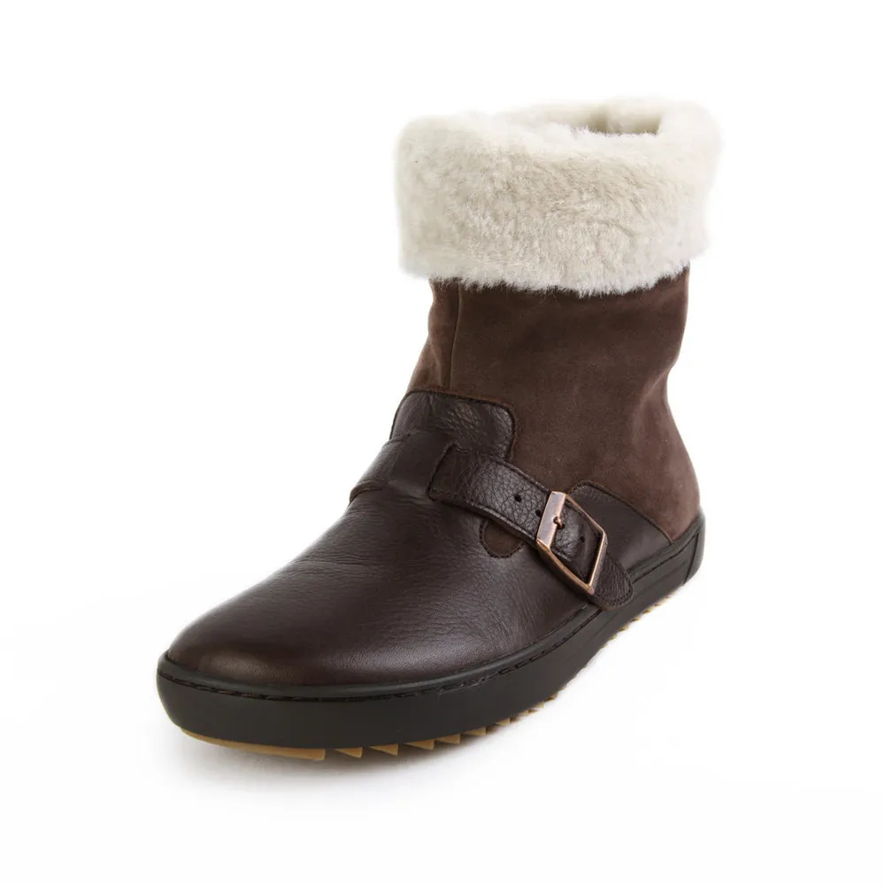 Birkenstock Stirling Ladies NL VL FUR Dark Brown