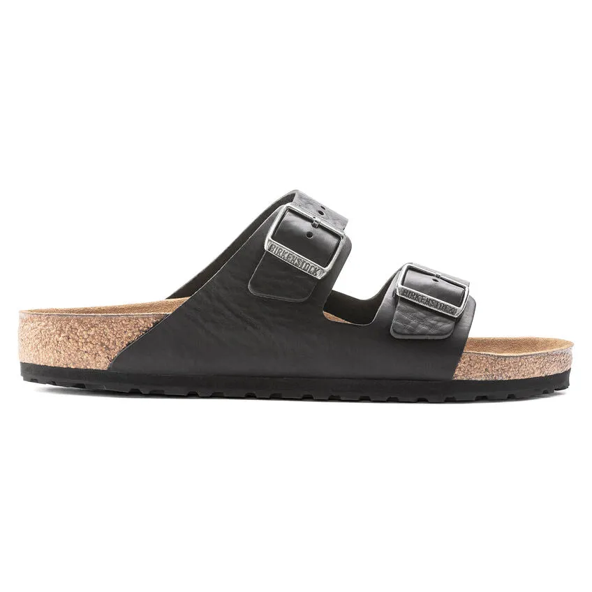 Vintage Black Grip Leather Birkenstock Arizona Sandal