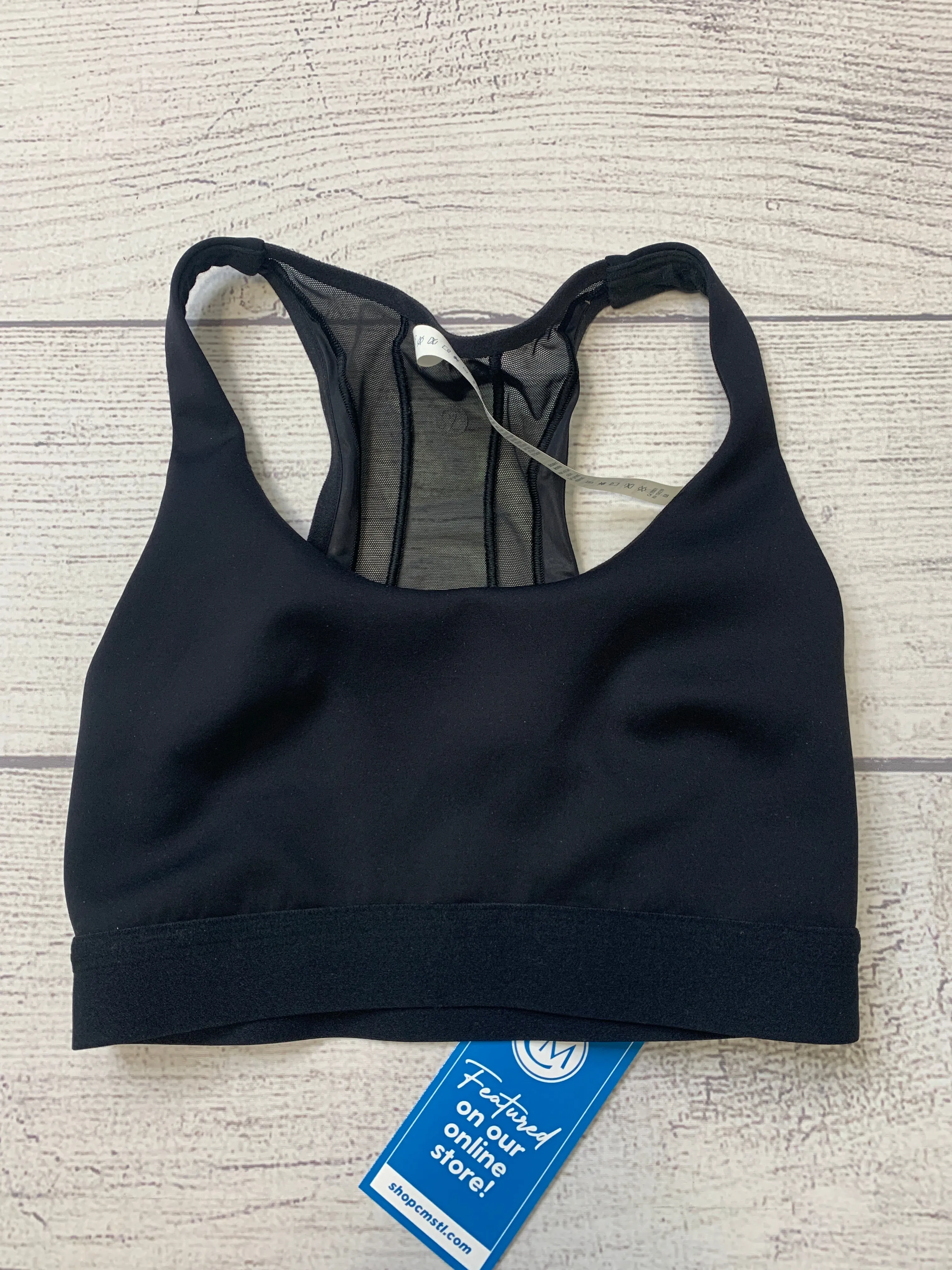 Black Athletic Bra Lululemon, Size 2