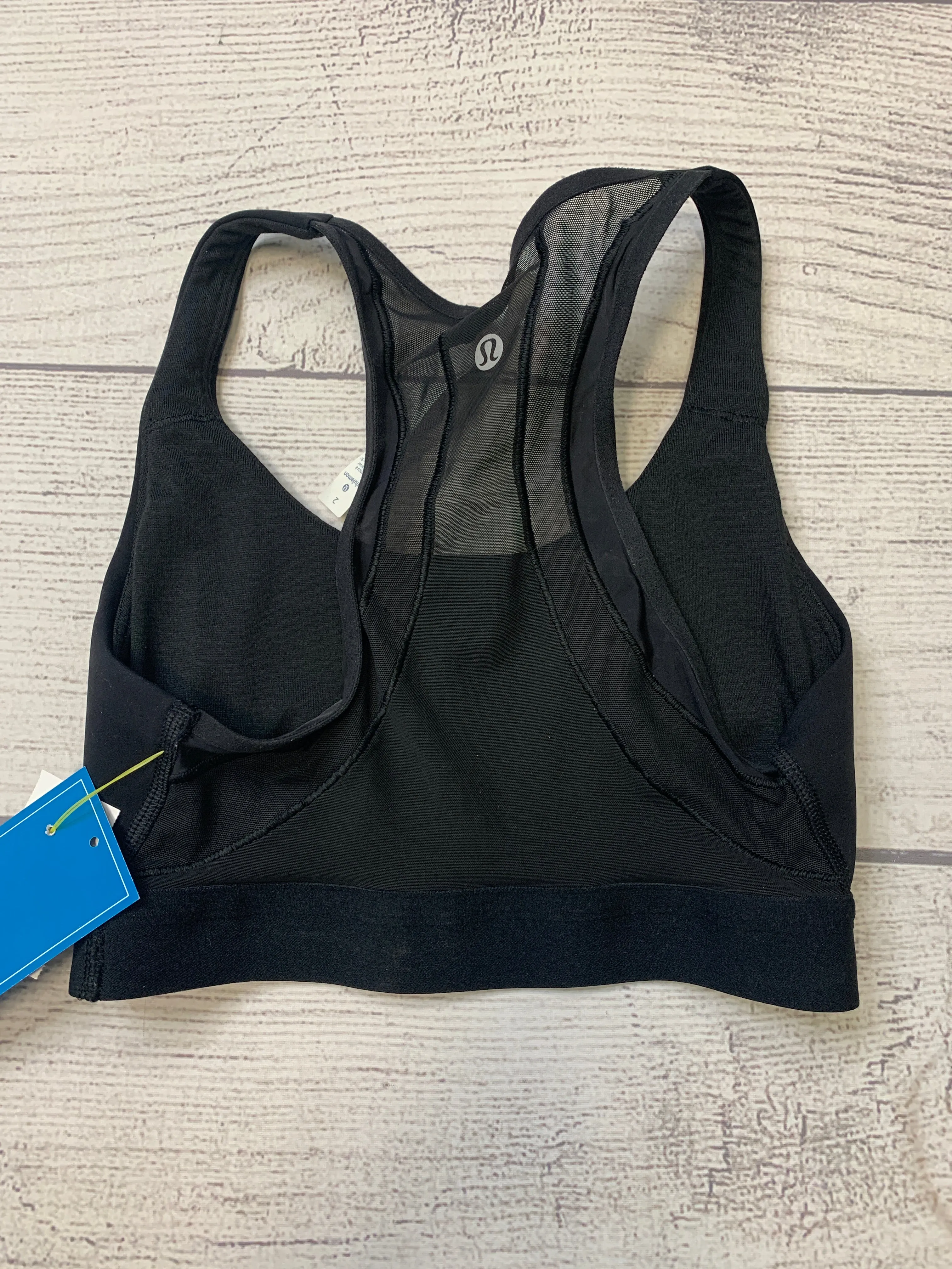 Black Athletic Bra Lululemon, Size 2