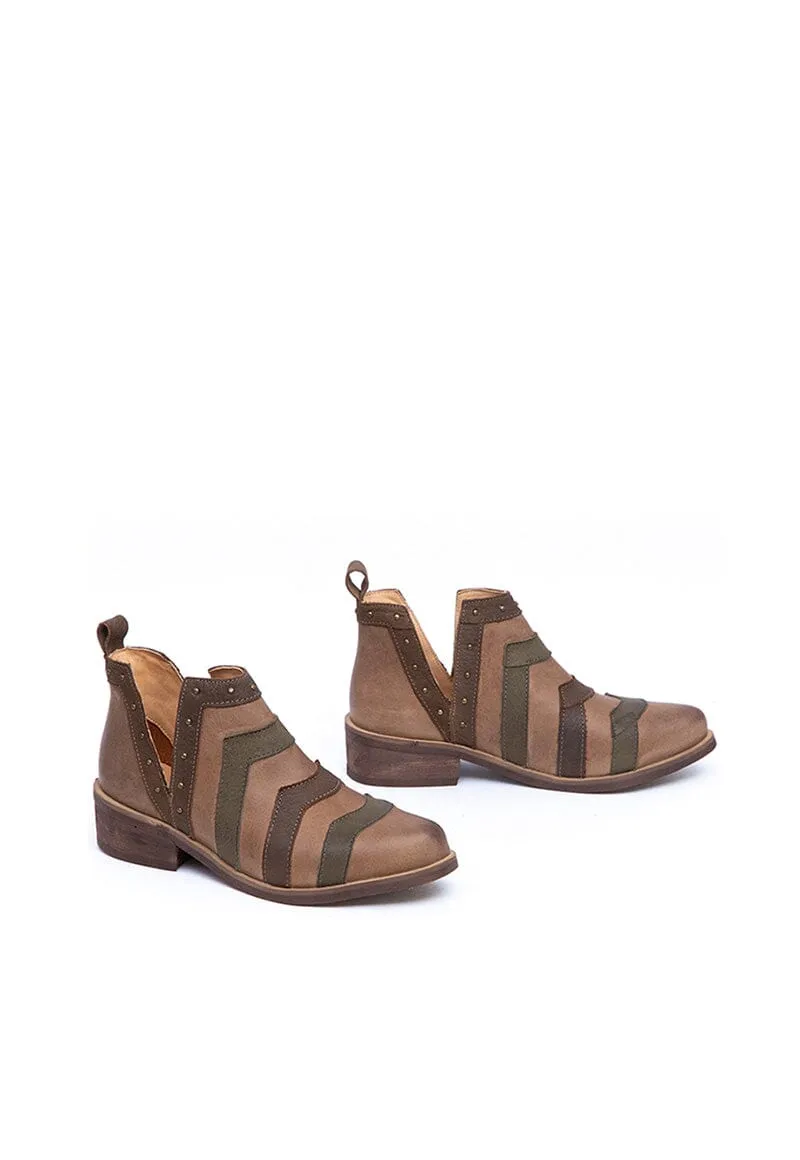 Botin Mujer / Taique Taupe Verde