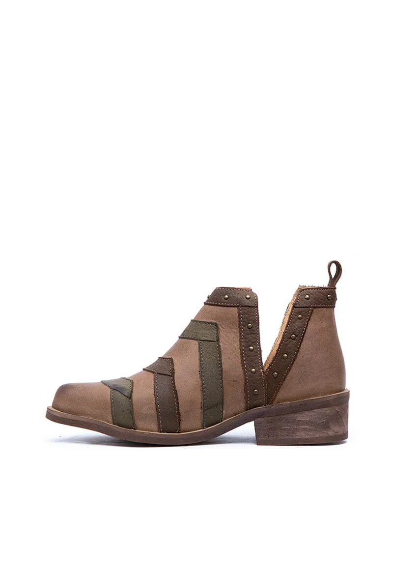 Botin Mujer / Taique Taupe Verde