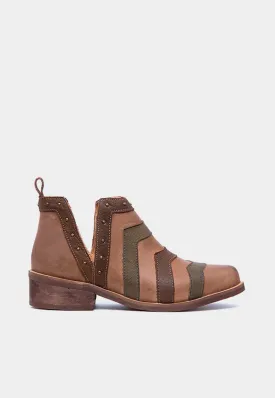 Botin Mujer / Taique Taupe Verde