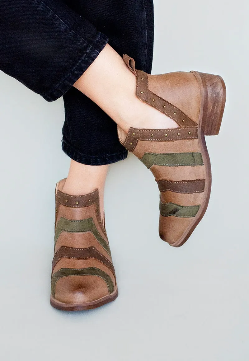 Botin Mujer / Taique Taupe Verde
