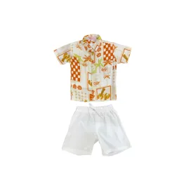 Brandon Set in Cream Mozaic