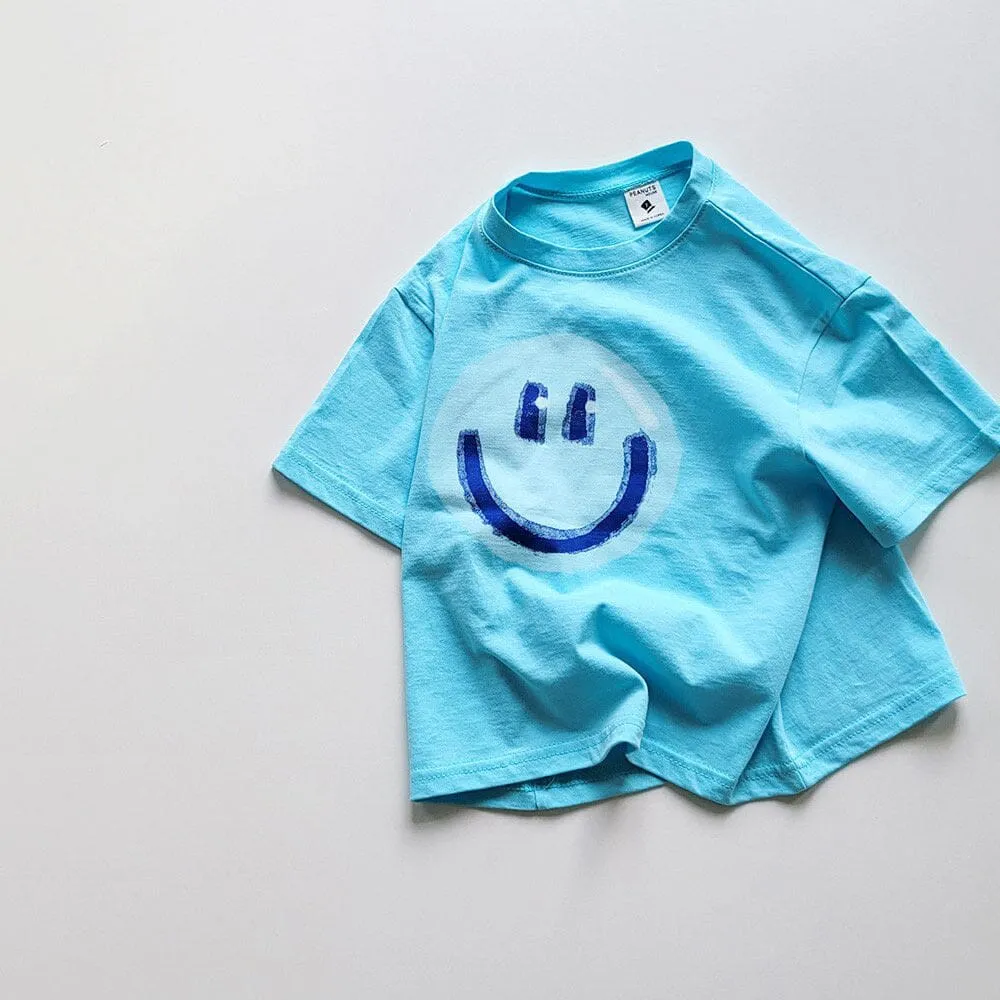 Bright Smiley Face Summer Tee