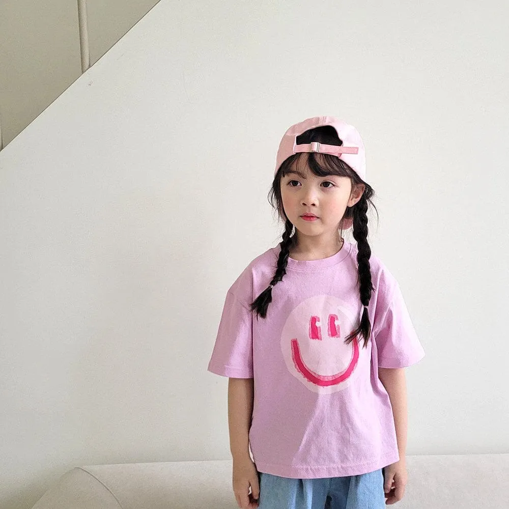 Bright Smiley Face Summer Tee