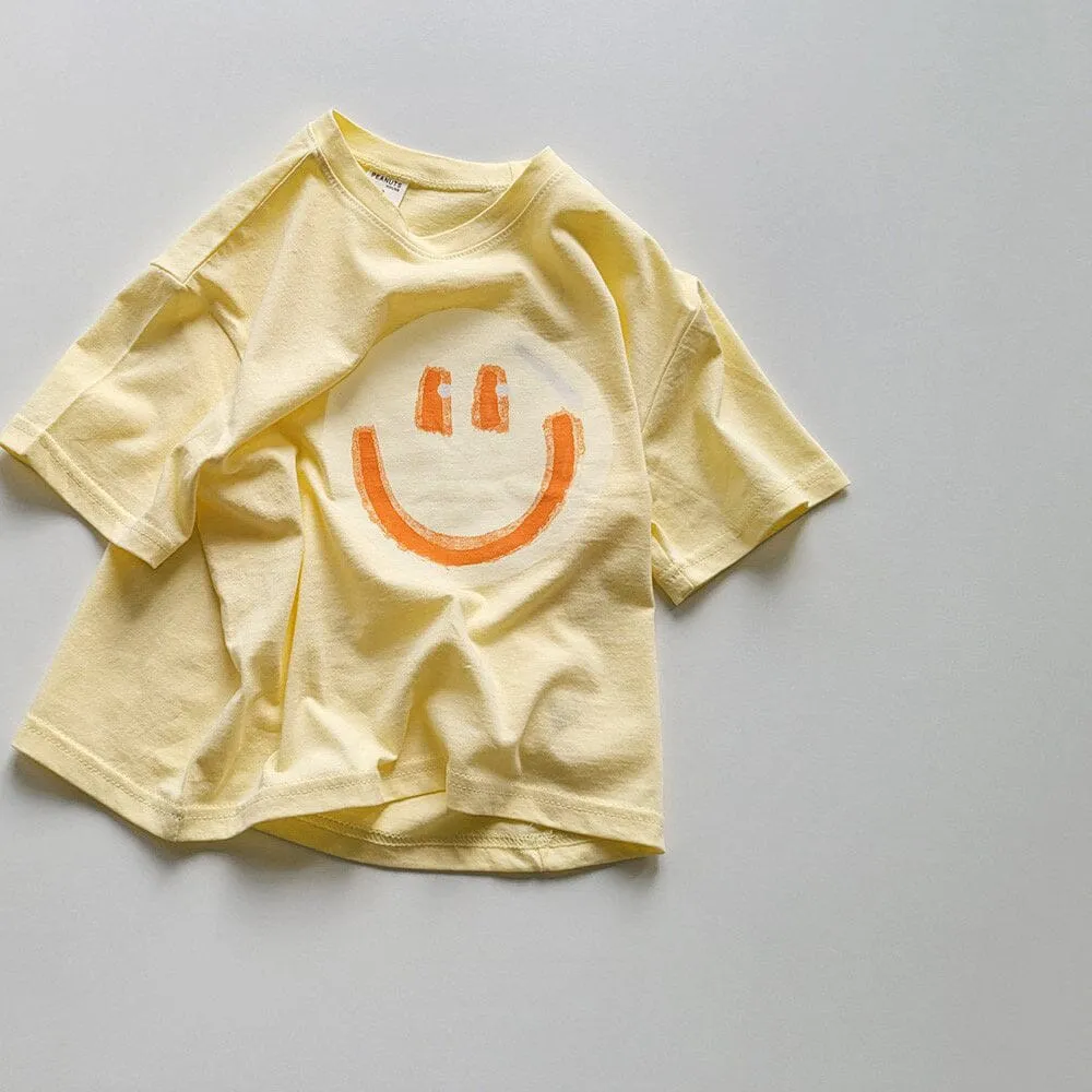 Bright Smiley Face Summer Tee