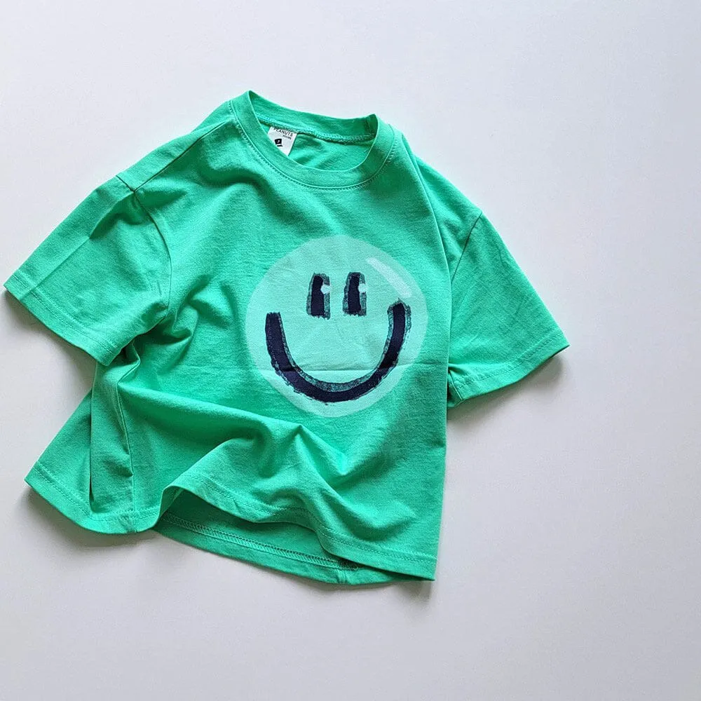Bright Smiley Face Summer Tee