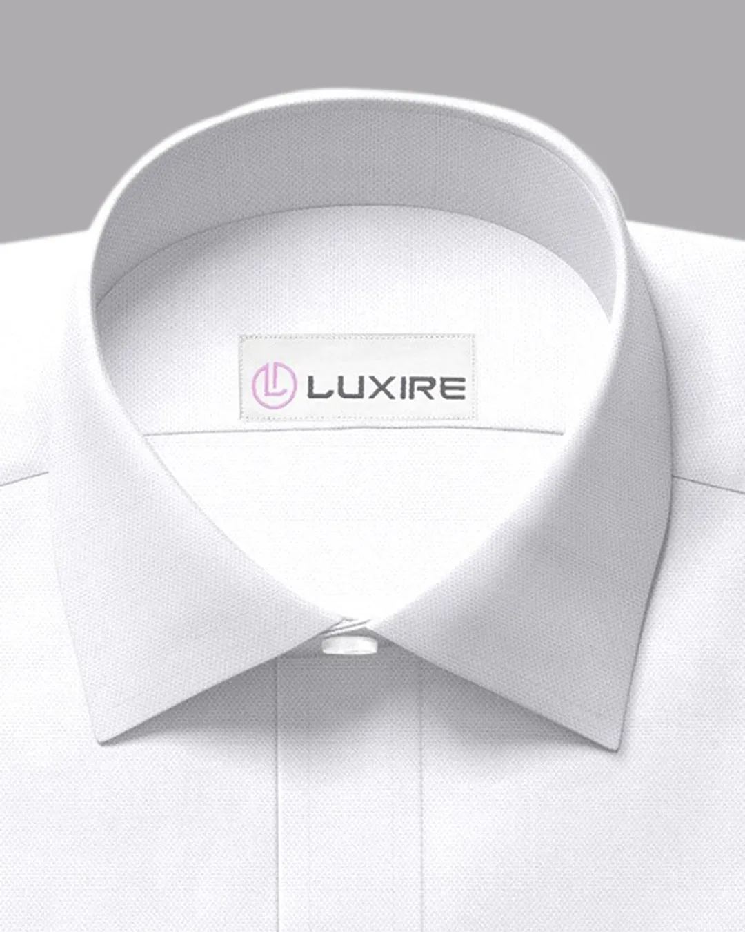 Canclini Piave Easy Plus: White Pinpoint Oxford