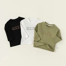 Cartoon Crocodile Long Sleeve Top