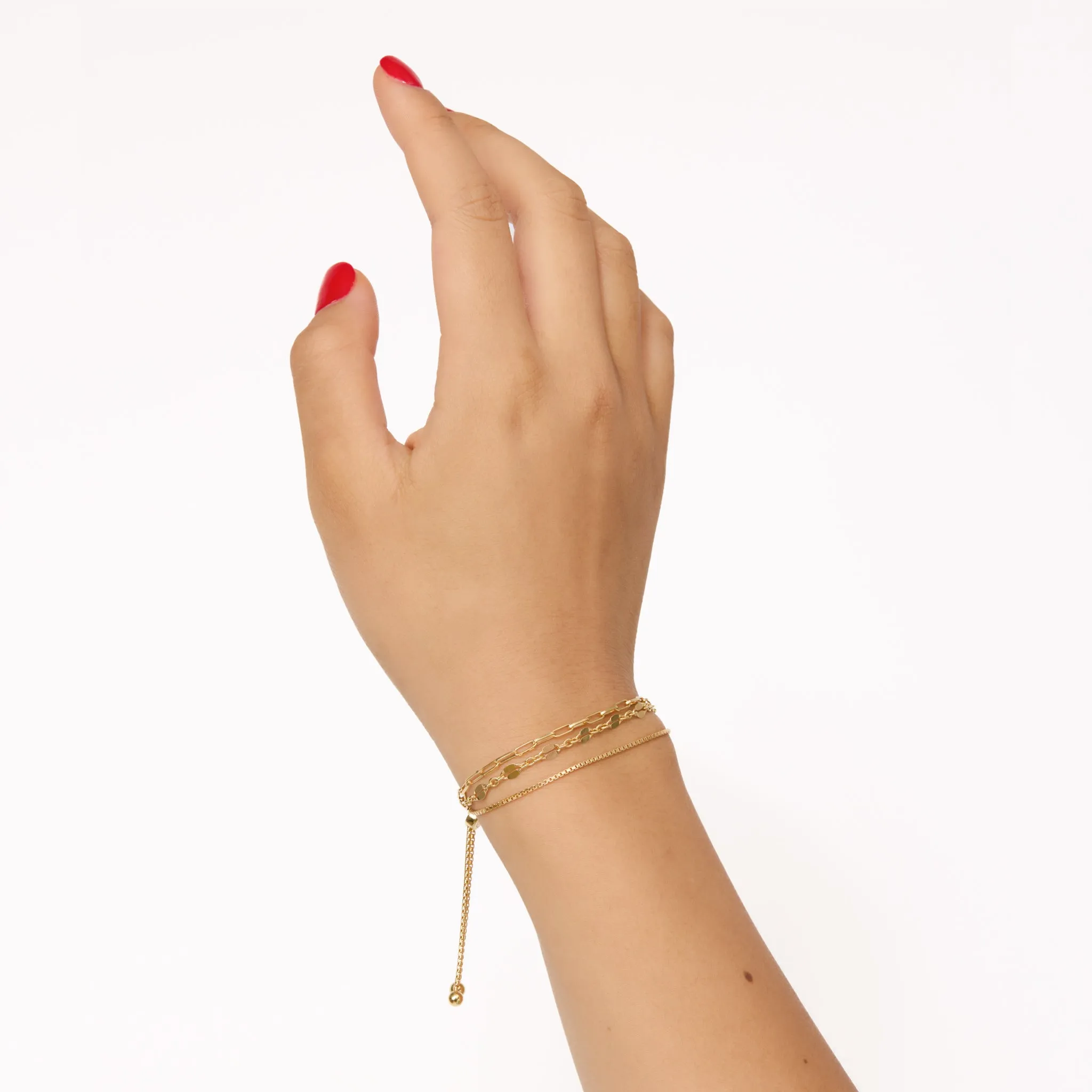 Chain Trio Strand Bracelet