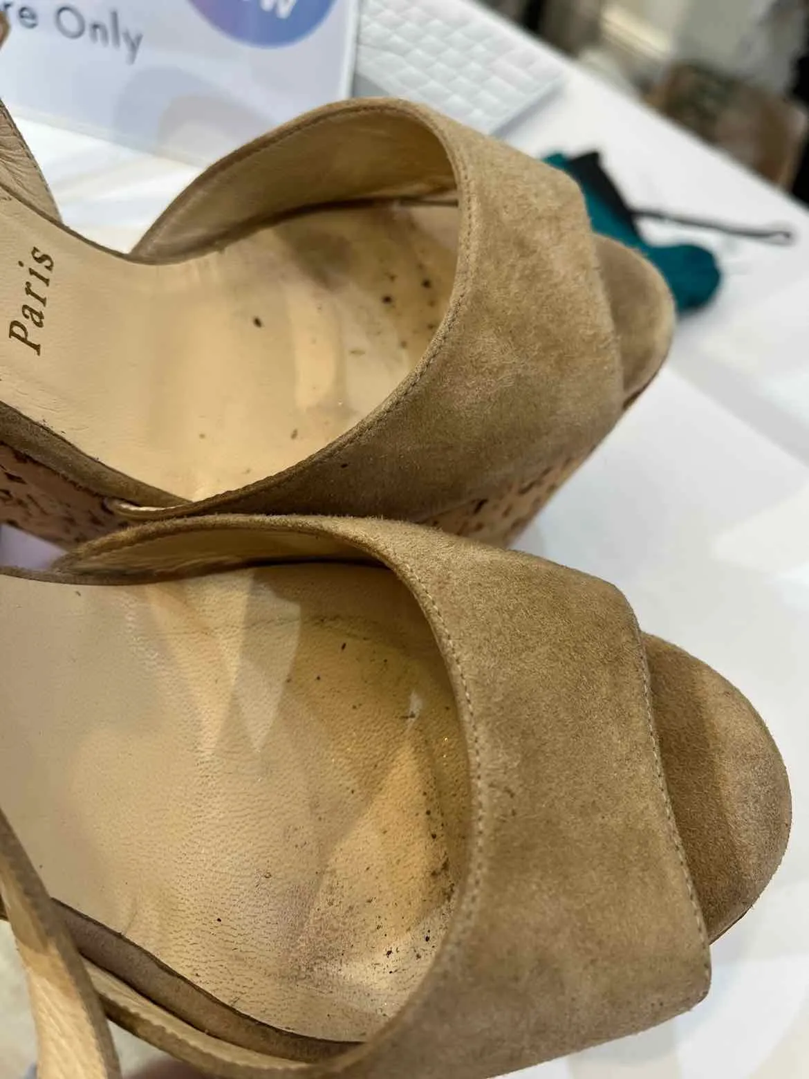 Christian Louboutin Tan Size 38.5 Shoes