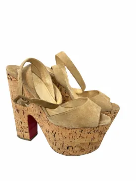 Christian Louboutin Tan Size 38.5 Shoes