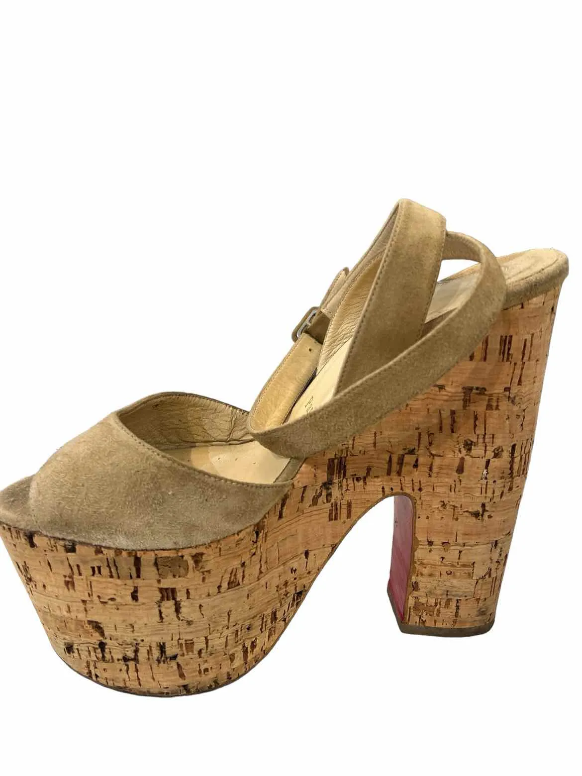 Christian Louboutin Tan Size 38.5 Shoes