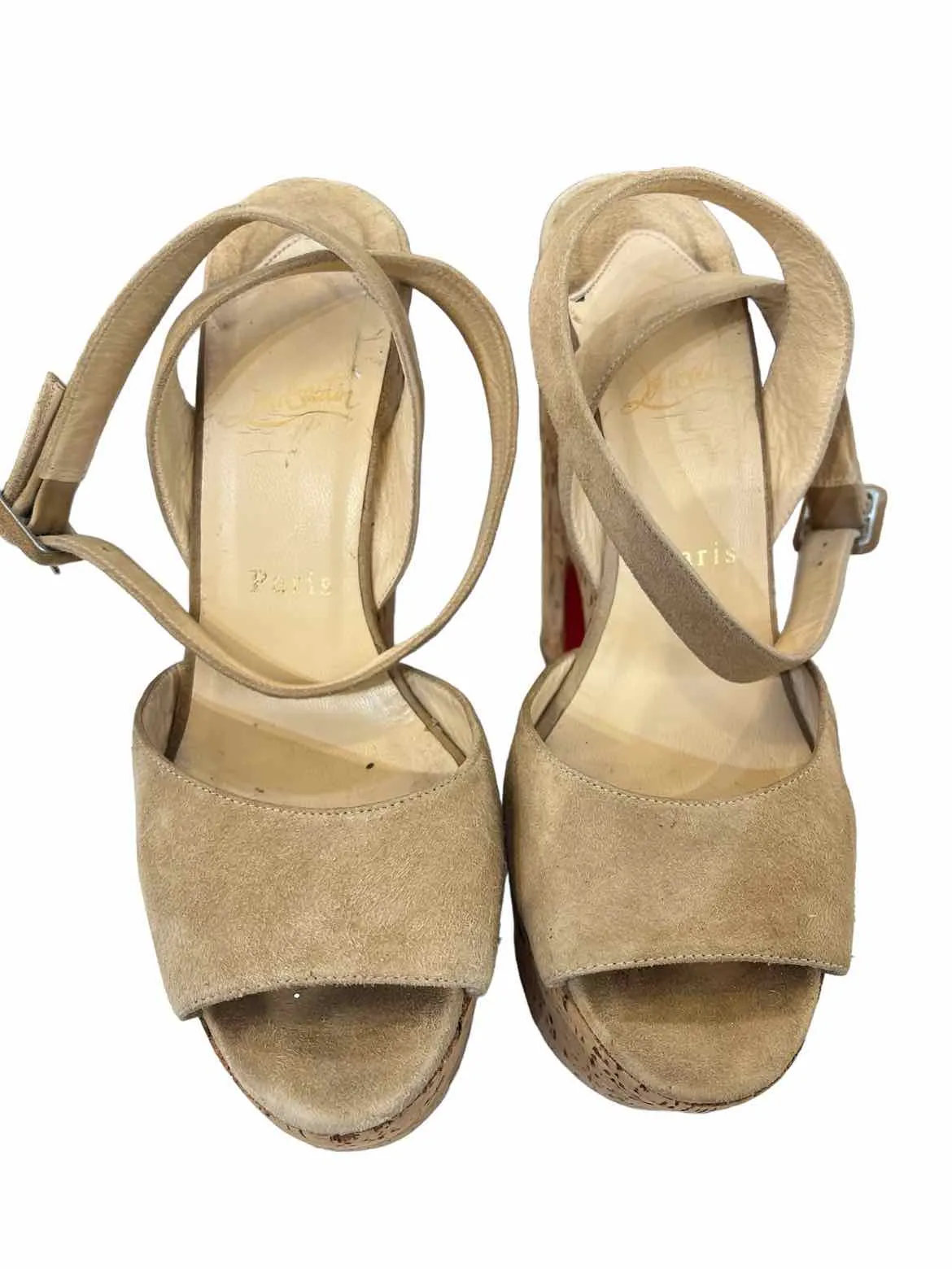 Christian Louboutin Tan Size 38.5 Shoes