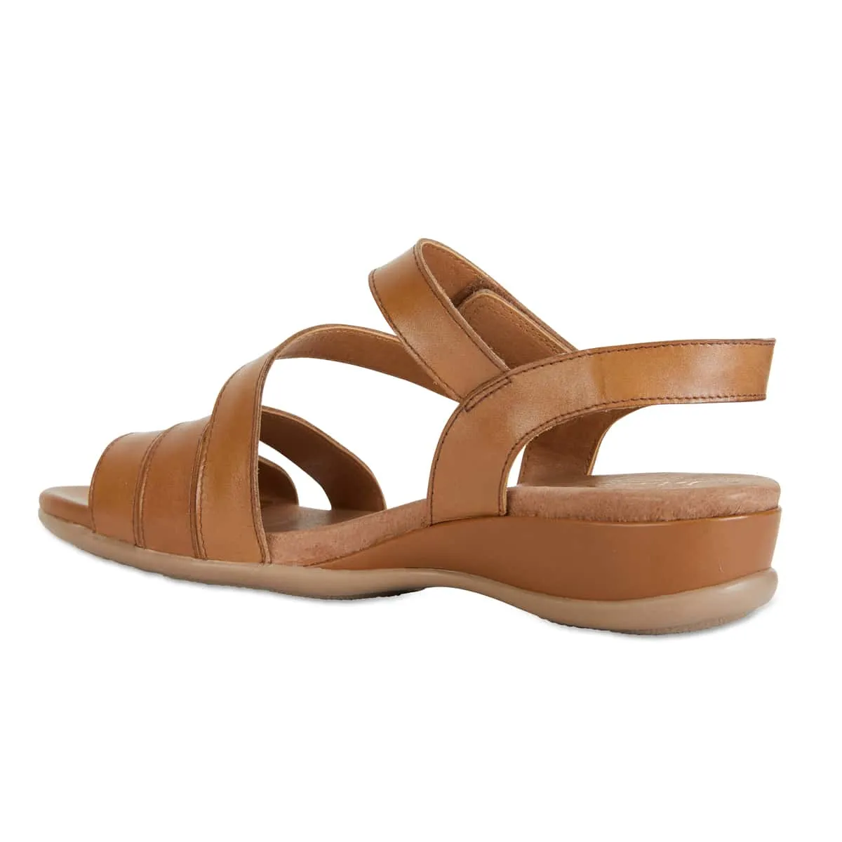 Cisco Sandal in Cognac Leather